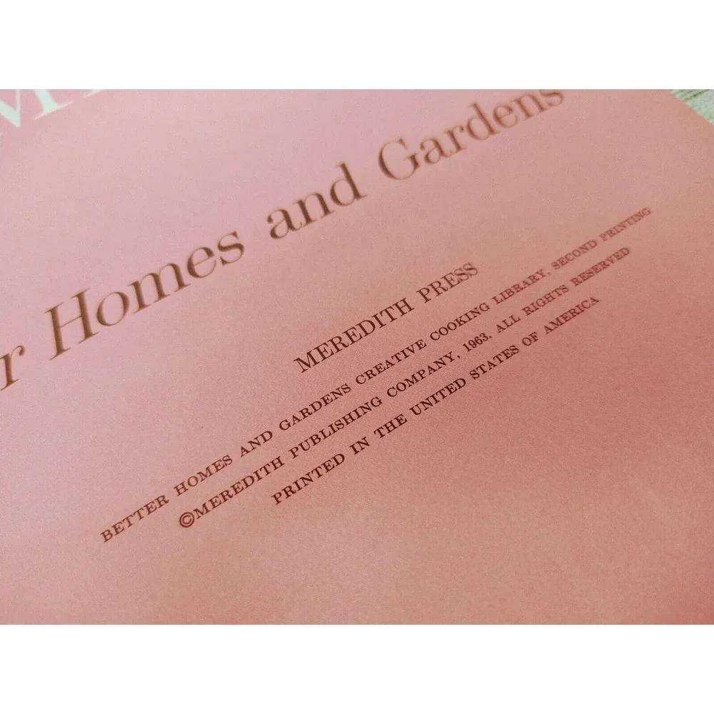 So-Good‎ Meals Cookbook 1963 Hardcover Better Homes & Gardens Retro-Core Recipes